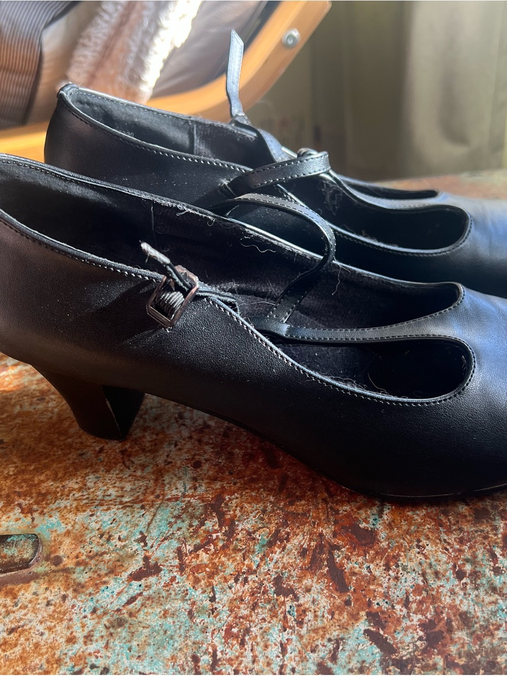 Classic Black Mary Jane Heels - Women's Dance Heels
